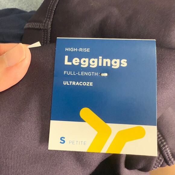 Old Navy High-Waisted UltraCoze Leggings, Purple, S Petite - Picture 5 of 7